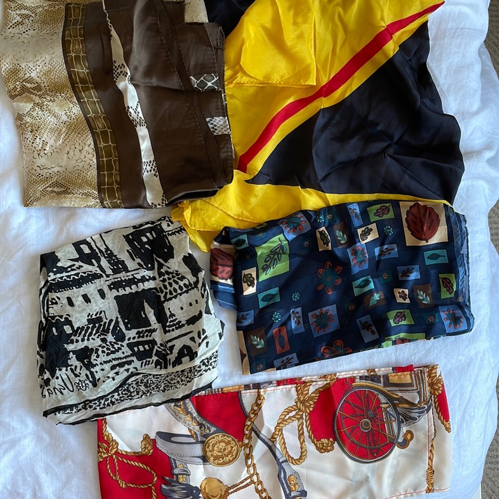Assorted scarves